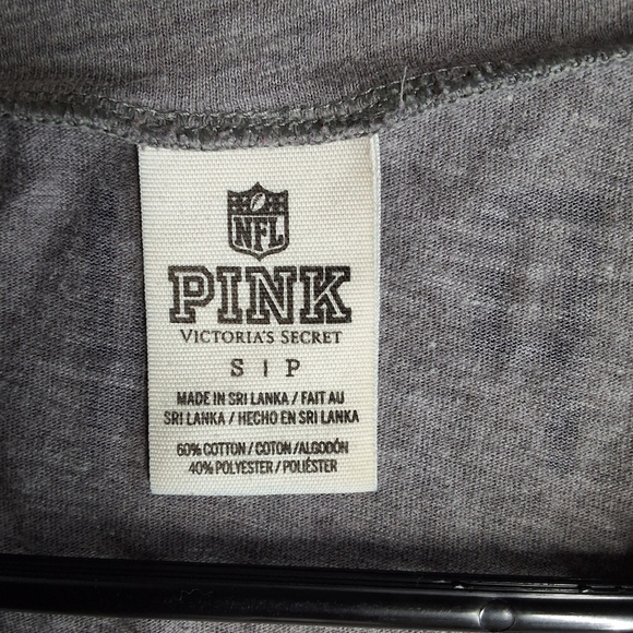 Pink by Victoria Secret  Seahawks Pride  V-Neck T-Shirt size women's small - Picture 4 of 9